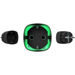 AJAX Security - Automation - Black Wireless Smart Plug with Energy Consumption Monitoring | AJAX-AD-SP-B