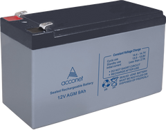 Acconet 12V AGM 9Ah Deep Cycle Battery | AC-BAT-VRLA-12V9AH
