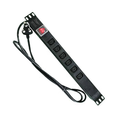 Acconet Power Distribution Unit, 1U, 6 way Female Kettle Cord