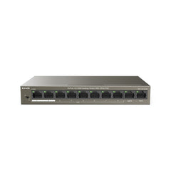 Tenda 10-Port Fast Ethernet Desktop Switch with 8-Port PoE | TEF1110P-8-63W