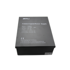 ZKTeco - Power Supply with Battery Leads, 12V 7Ah battery not included