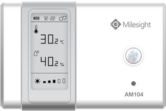 Milesight Indoor Ambience Monitoring Sensor - Temperature, Humidity, Motion, Light Sensor