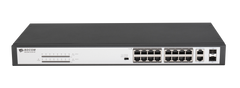 BDCOM 16-Port 10/100 POE switch, 16 POE ports, 2 x 1000Mbps Combo ports