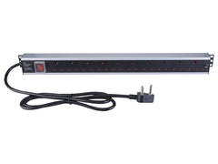 Linkbasic 10 Way Aluminium Moulded Rack Mount PDU