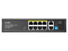 Cudy 8 Port Fast Ethernet PoE 115W 2 Gigabit Switch | FS1010PG