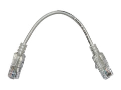 Linkbasic 22cm UTP Cat6 Nano Thin Patch Cable Grey
