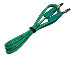 BANANA PLUG TO PLUG 4MM LEAD 900MM GREEN L4139X-GREEN