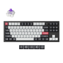 Keychron Q3 HE QMK 80% Wireless Custom Mechanical Keyboard (Nebula Switch) – Carbon Black
