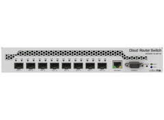 MikroTik Cloud Router Switch 8 Port SFP+ with PoE Input | CRS309-1G-8S+IN