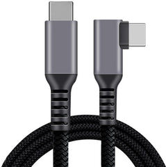 90 DEGREE CABLE C TO C 2M USB2 PD240W