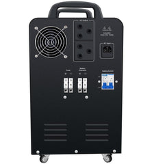 DEMO 500W TROLLEY INVERTER WITH 12V 65AH