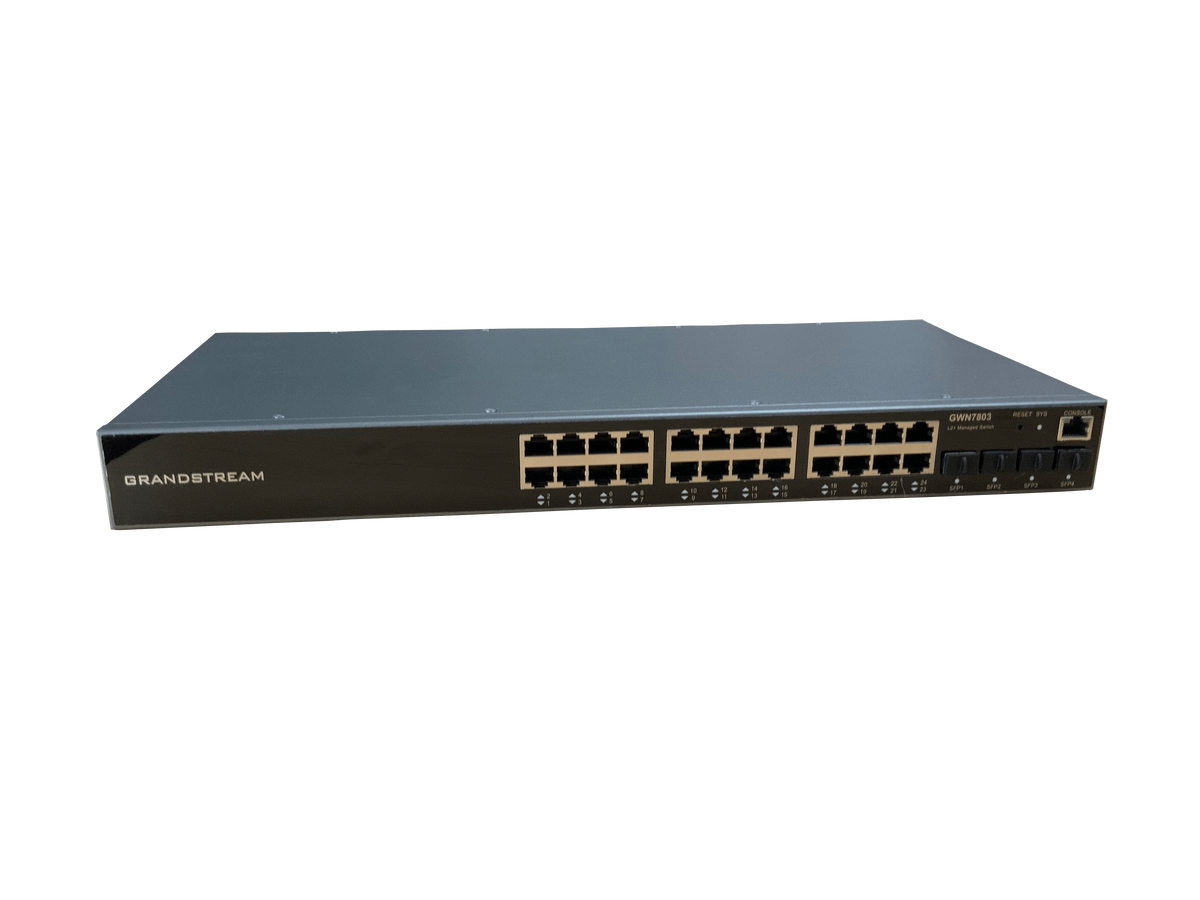 Grandstream Enterprise L2 24 port Managed GbE Switch | GWN7803