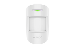AJAX Security - MotionProtect Plus - White Wireless Pet Immune Indoor Motion Detector + Thermal Filter Tech | AJAX-MP-PLUS-INDR-