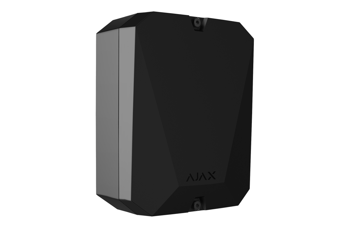 AJAX Security - MultiTransmitter Jeweller - Black Indoor Module for Connecting Wired Alarms to AJAX systems | AJAX-MT-INDR-B