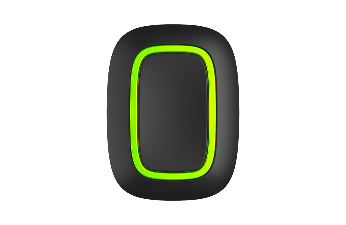 AJAX Security - Wireless Smart Panic and Control Button Jeweller Black  | AJAX-PB-B