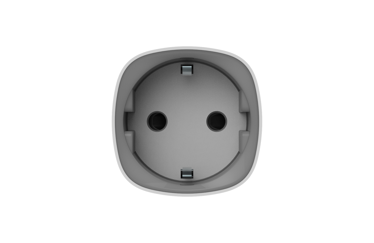 AJAX Security - Automation - White Wireless Smart Plug with Energy Consumption Monitoring | AJAX-AD-SP-W