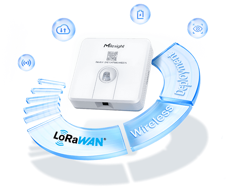 Milesight Desk and Seat Occupancy Sensor
