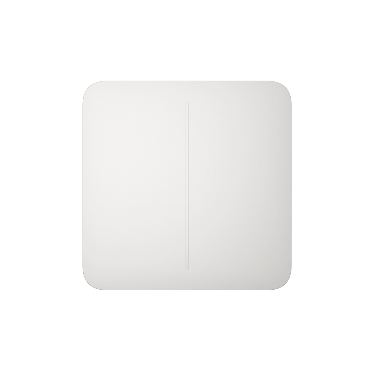 AJAX Security - White SoloButton 2-GANG | AJAX-SB-2-GANG-W