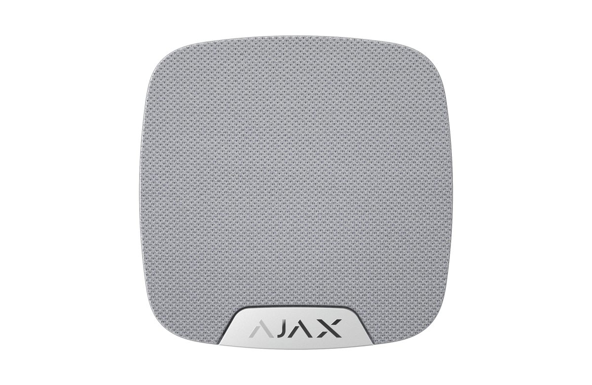 AJAX Security - HomeSiren Jeweller - White Indoor Compact Wireless Siren | AJAX-HS-INDR-W