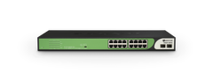 BDCOM 16-Port Gigabit PoE Switch (16-Port PoE + 2-Port Gigabit SFP) 180W PoE Budget