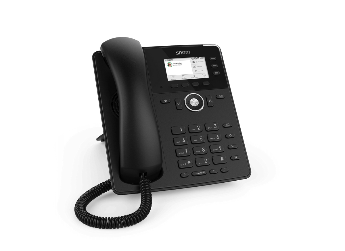 Snom D717 6-line Desktop SIP Phone - No PSU Included - Wide Colour TFT Display - USB