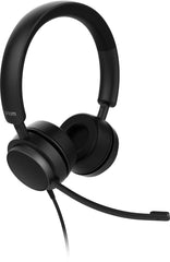 Snom A310D Binaural Over-Ear Headset, Passive Noise Cancellation, VoIP Phone Headset, RJ9