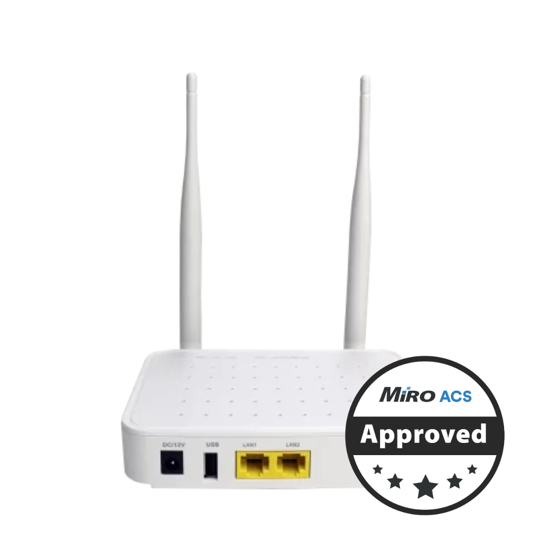 BDCOM xPON ONU/ONT, 1 x GB, 1x FE, 300Mbps Wireless, 1 x USB port