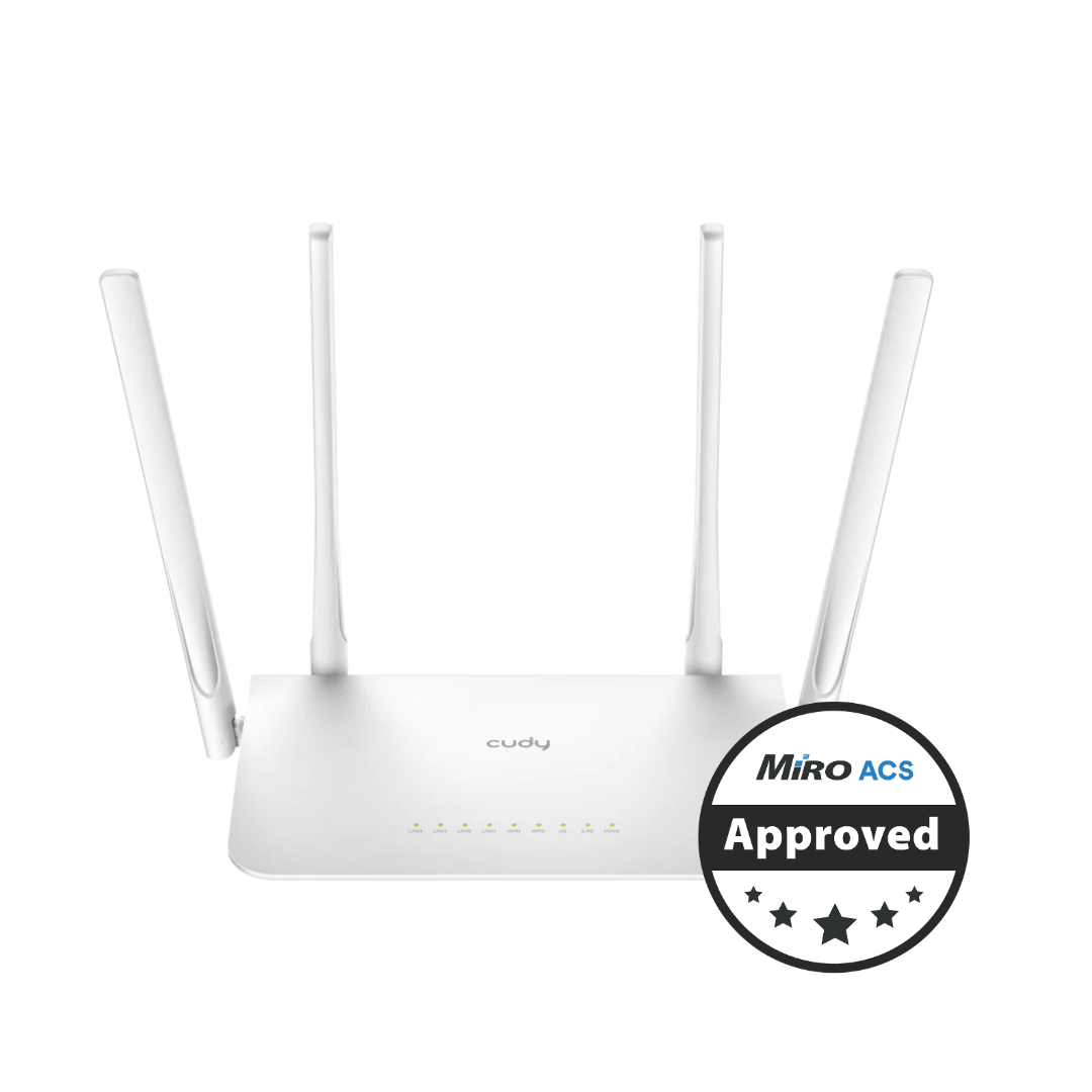 Cudy Dual Band 1200Mbps WiFi 5 Gigabit Mesh Router | WR1300