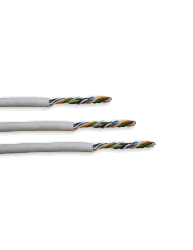 Acconet CAT5e Indoor Ethernet Cable 500m White Solid Copper UTP Roll | CAT5-500-SC