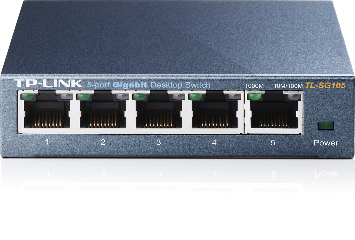 TP-Link 5-Port 10/100/1000Mbps Desktop Switch | TL-SG105