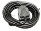 Acconet Double Coupler 16Amp 10 Meter Black Extension Cord | AC-EXTCORD-10M-B