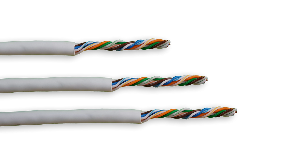 Acconet CAT5e Indoor Ethernet Cable 305m White CCA STP Pull Box | CAT5-305-STP