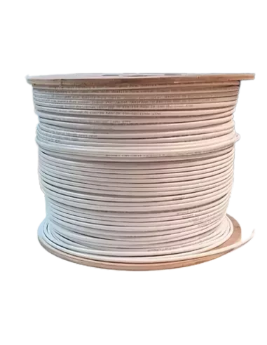 Acconet CAT6 Indoor Ethernet Cable 500m White CCA STP Roll | CAT6-500-STP