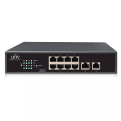 UNV - 8x Gigabit PoE Ethernet Port Switch, 2x Gigabit port