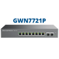 Grandstream Enterprise 8 port Lite Cloud Managed 2.5GbE PoE Switch | GWN7721P