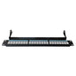 Acconet 24 Port RJ45 Patch Panel, 1U , Black