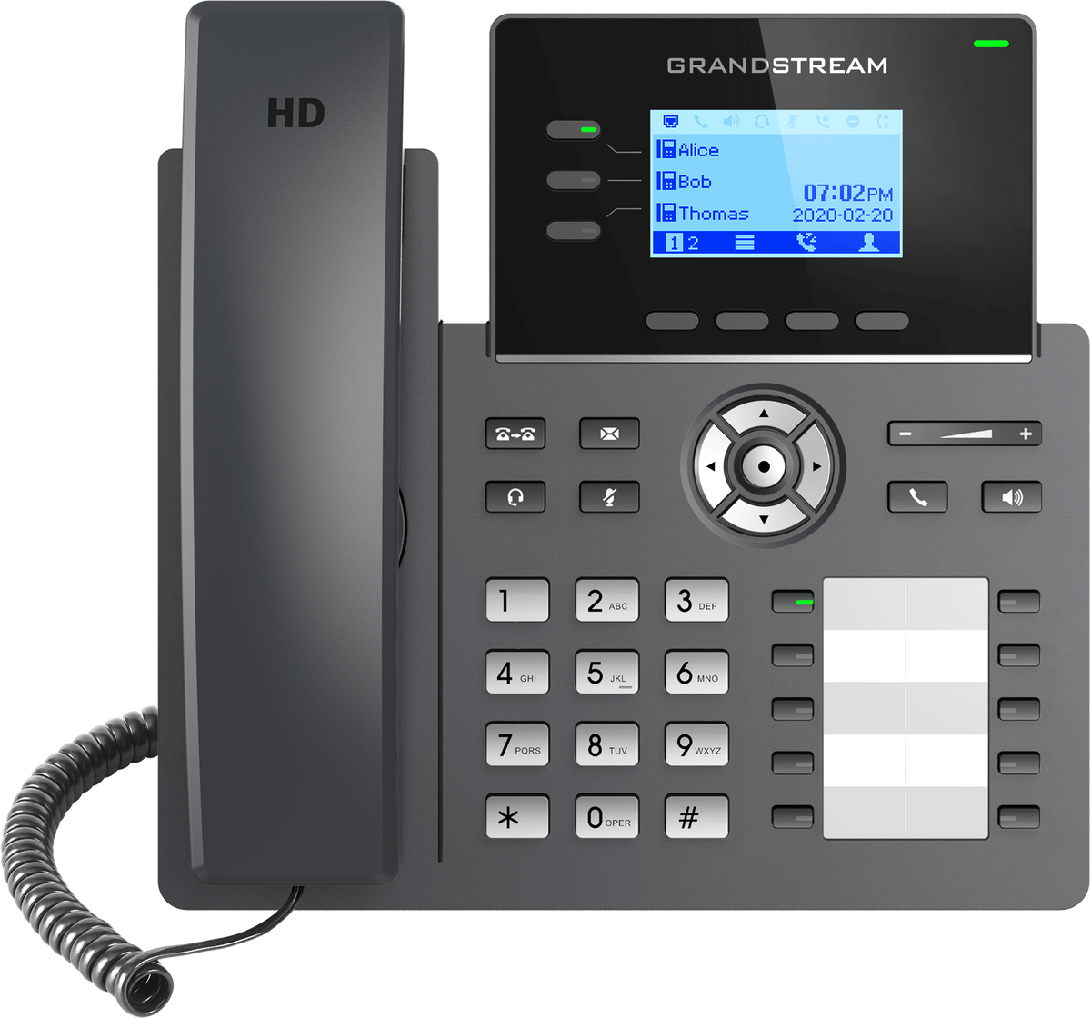 Grandstream 3-Line Gigabit Carrier Phone | GRP2604P