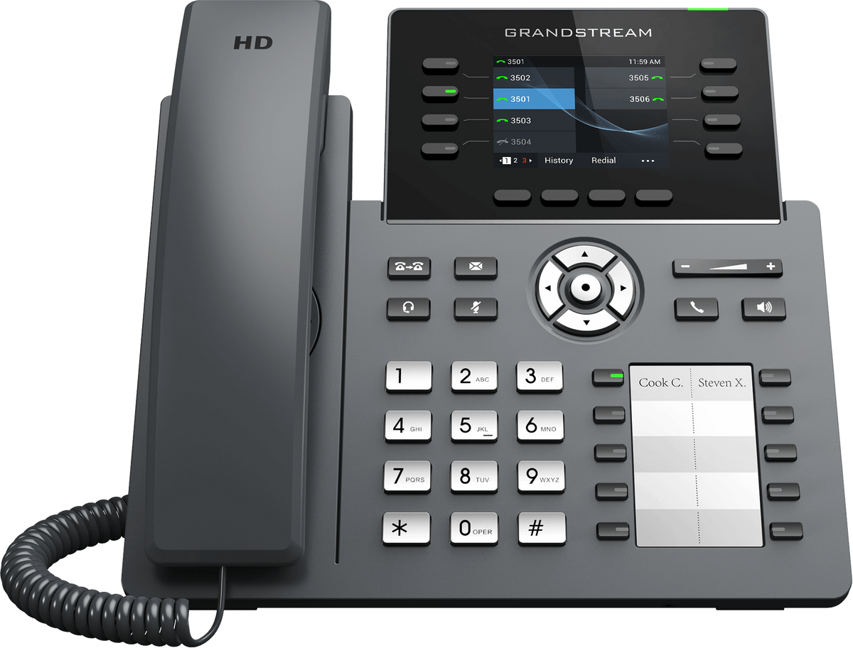Grandstream 8 Line Carrier WiFi Desk Phone | GRP2634