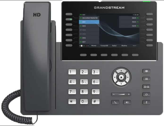 Grandstream 14 Line Carrier WiFi Desk Phone | GRP2650