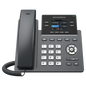Grandstream 2-Line Carrier Desk Phone 2x Gigabit Ethernet ports, Supports POE