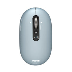 Port Connect PURE MAC Rechargeable Wireless and Bluetooth Mouse - Storm