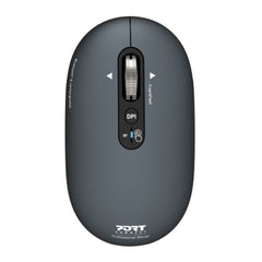 Port Connect PURE MAC Rechargeable Wireless and Bluetooth Mouse - Shadow
