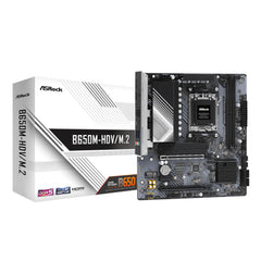 ASRock B650M-HDV/M.2 AM5 Micro-ATX Motherboard
