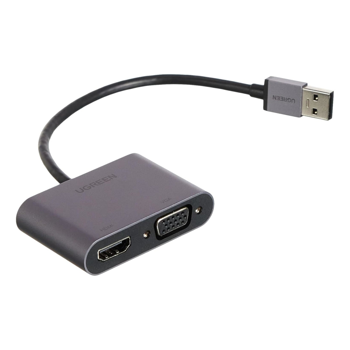 UGREEN CM449 USB-A to HDMI + VGA 1080P Display Adapter