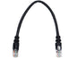 Linkbasic 22cm UTP Cat5e Flylead Black