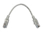 Linkbasic 22cm UTP Cat6 Nano Thin Patch Cable Grey