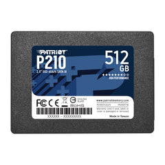 Patriot P210 512GB 2.5 Inch SATAIII SSD