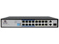 Scoop 16 Port Fast Ethernet PoE 150W 2 Gigabit 1SFP Switch