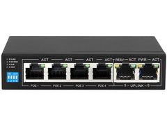 Scoop 6 Port Fast Ethernet 4 PoE 60W Switch