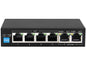 Scoop 6 Port Gigabit 4 PoE 60W Switch
